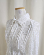 crochet like lace shirt