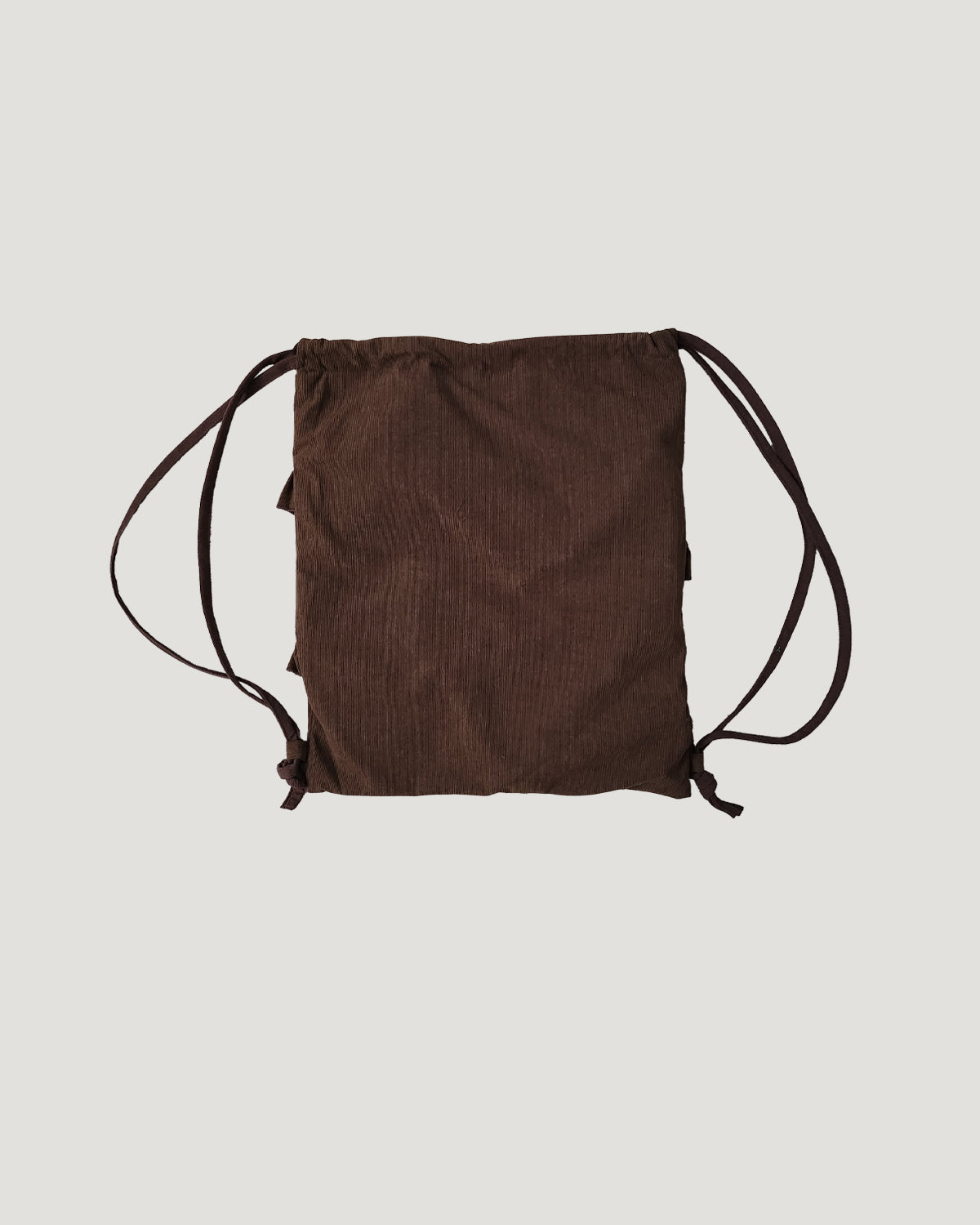 corduroy frill knapsack