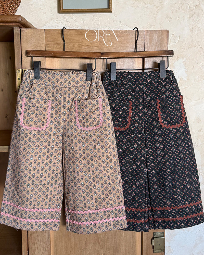 【OREN】mareu jabara padded pants(1oz)