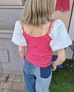 multi stripe camisole