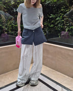 layered wrap skirt