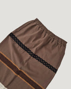 fringe design long skirt