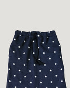 star pattern knit long skirt