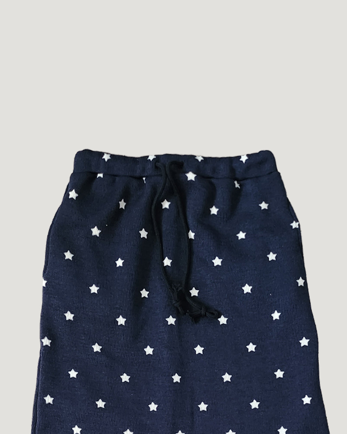star pattern knit long skirt
