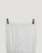 lace hem frill pants