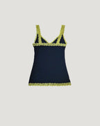 bicolor lace point camisole