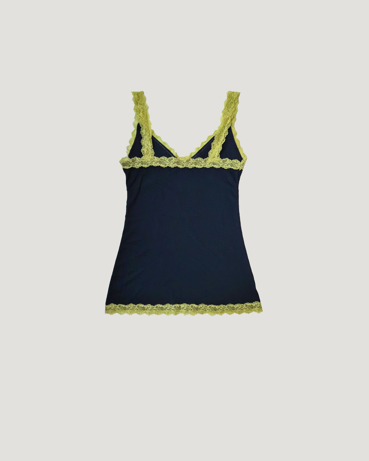 bicolor lace point camisole