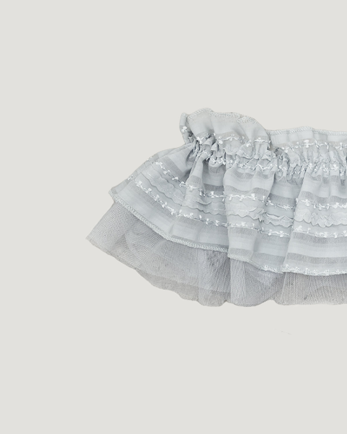 lace frill layered belt