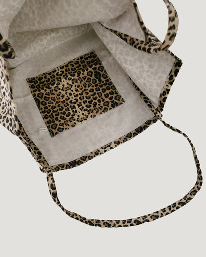 leopard tote bag