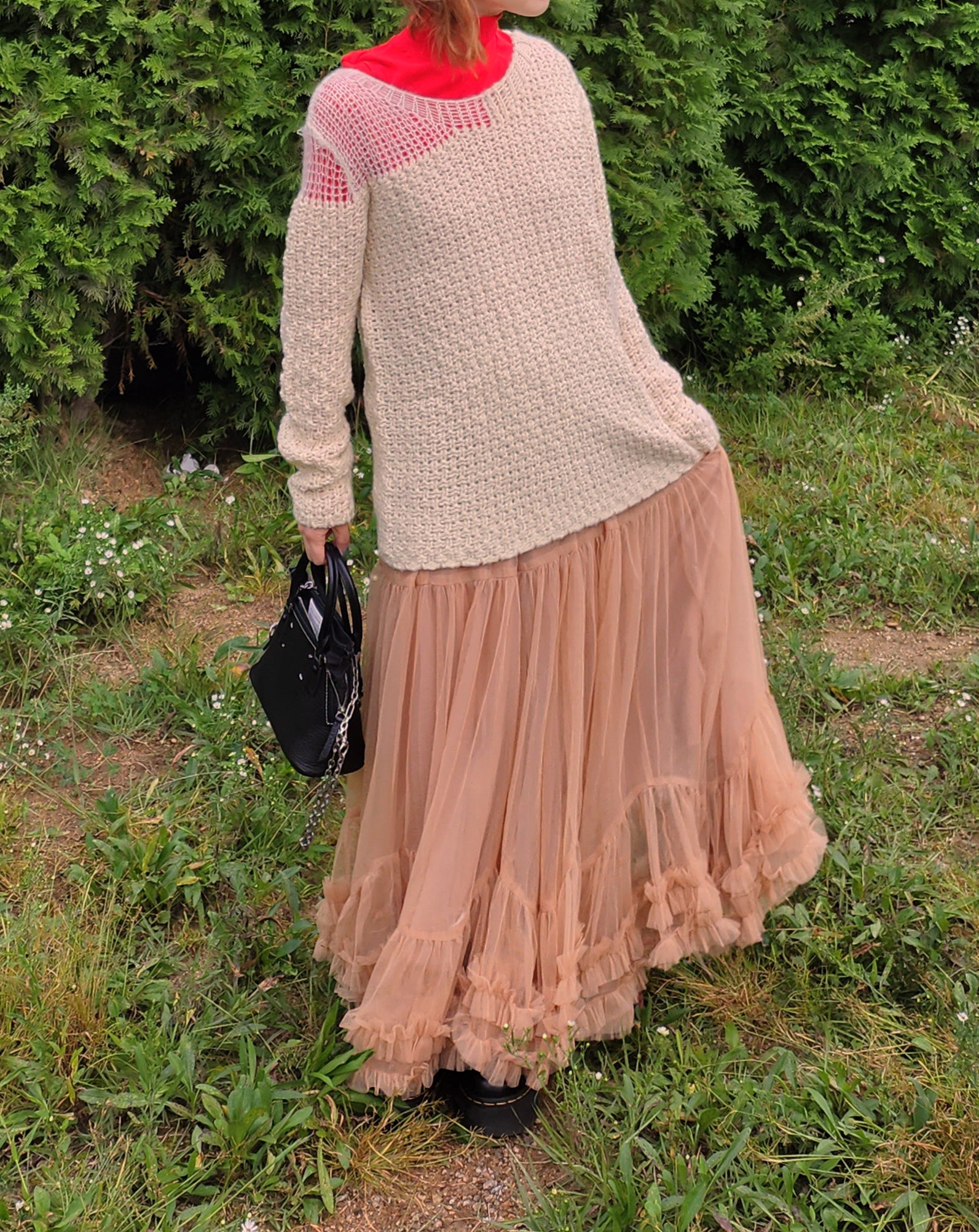 damage chunky knit
