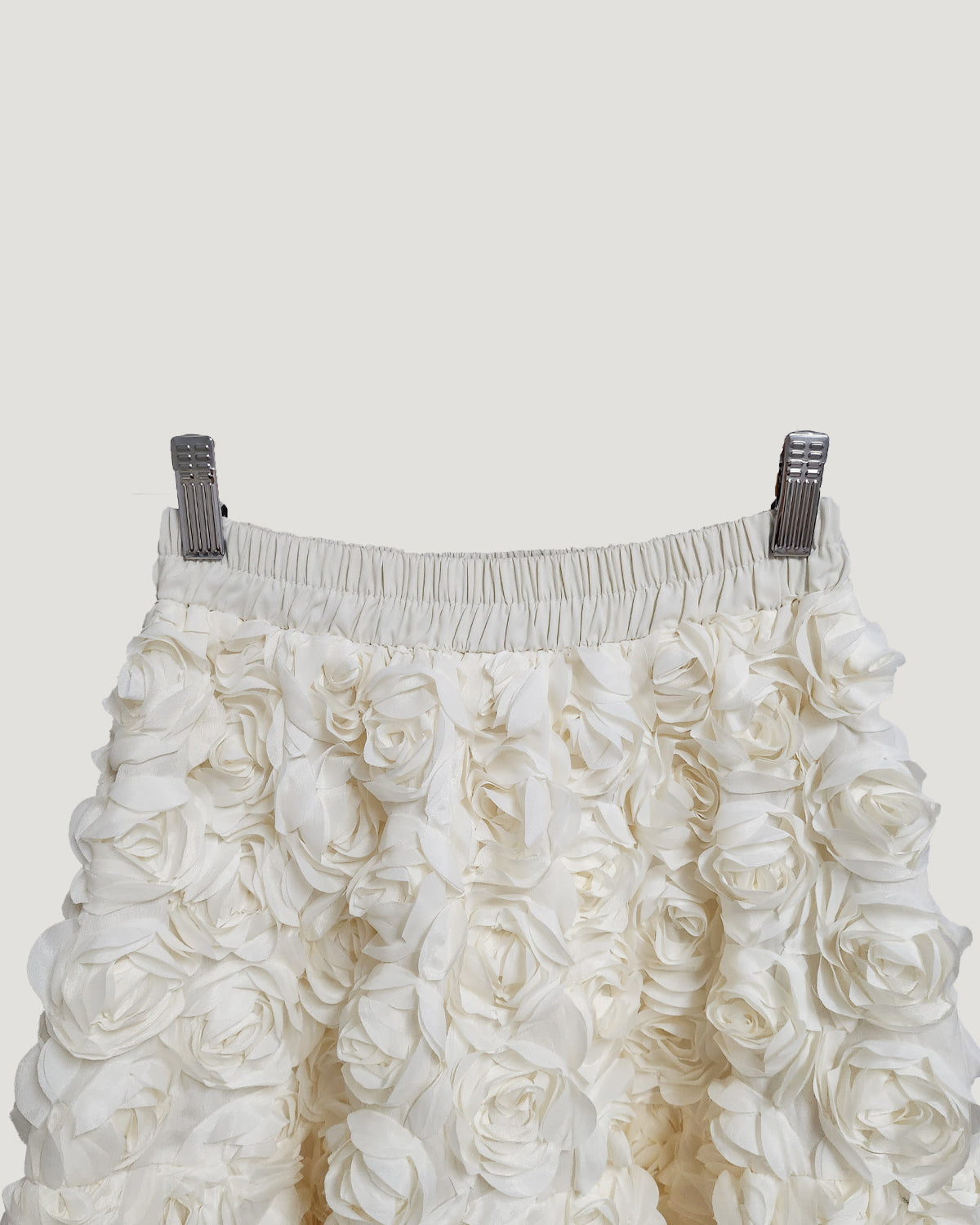 rose volume flare skirt