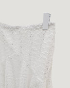 lace spangle flare skirt