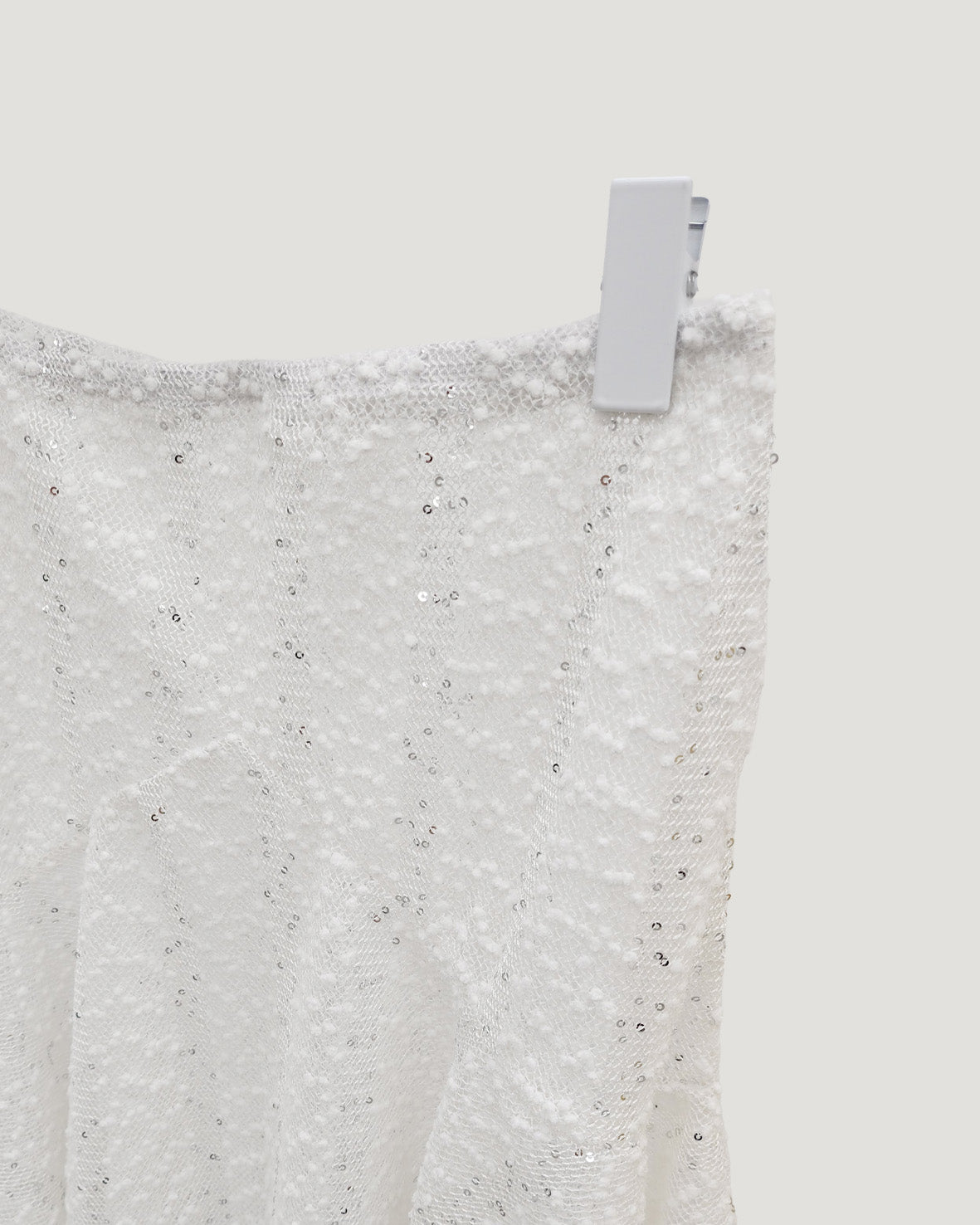 lace spangle flare skirt