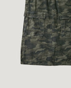 camouflage cargo skirt