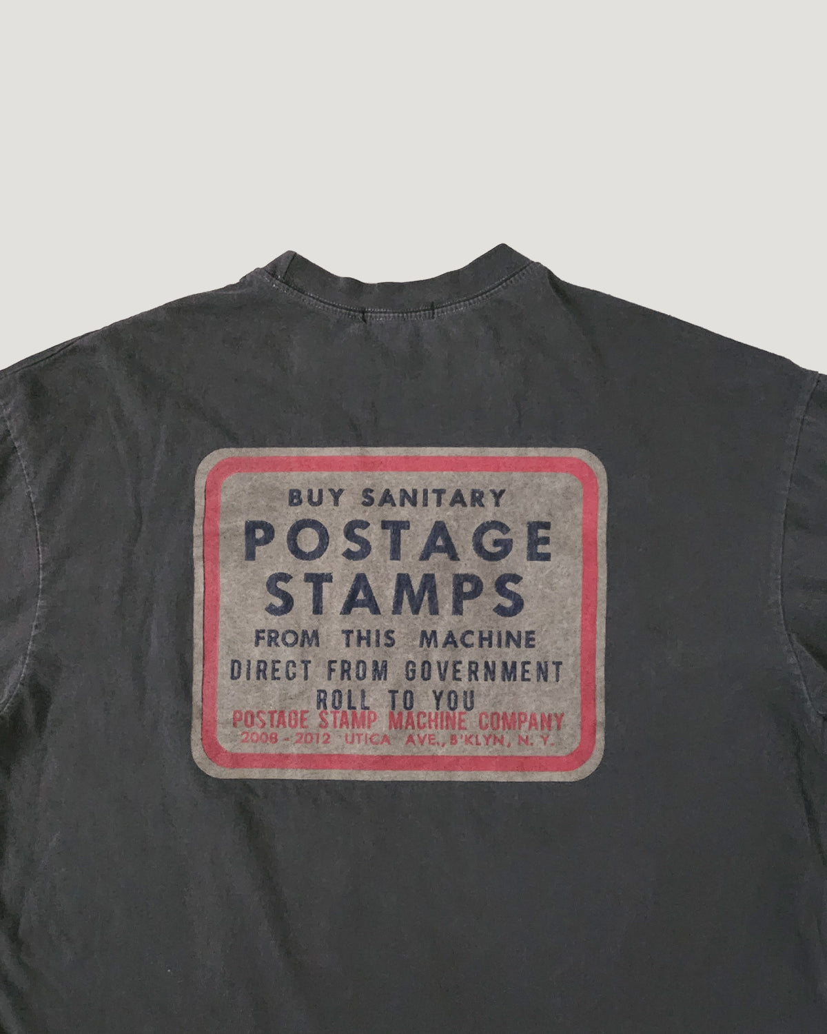 pigment box logo oversize long sleeve T