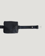 faux leather pouch belt