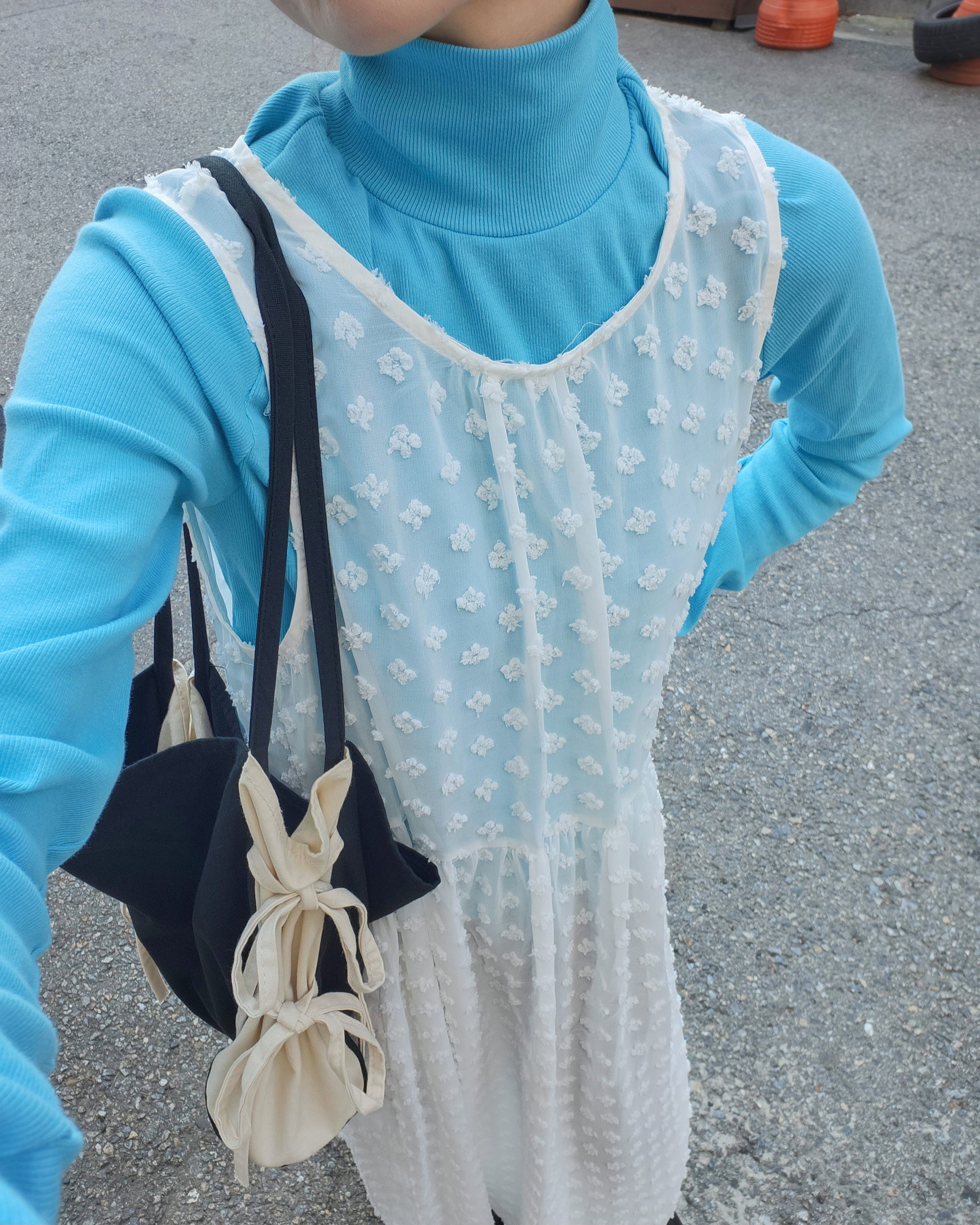 flower layered dress