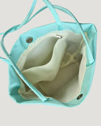 happy color glossy shoulder bag