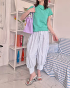 capri jogger balloon pants