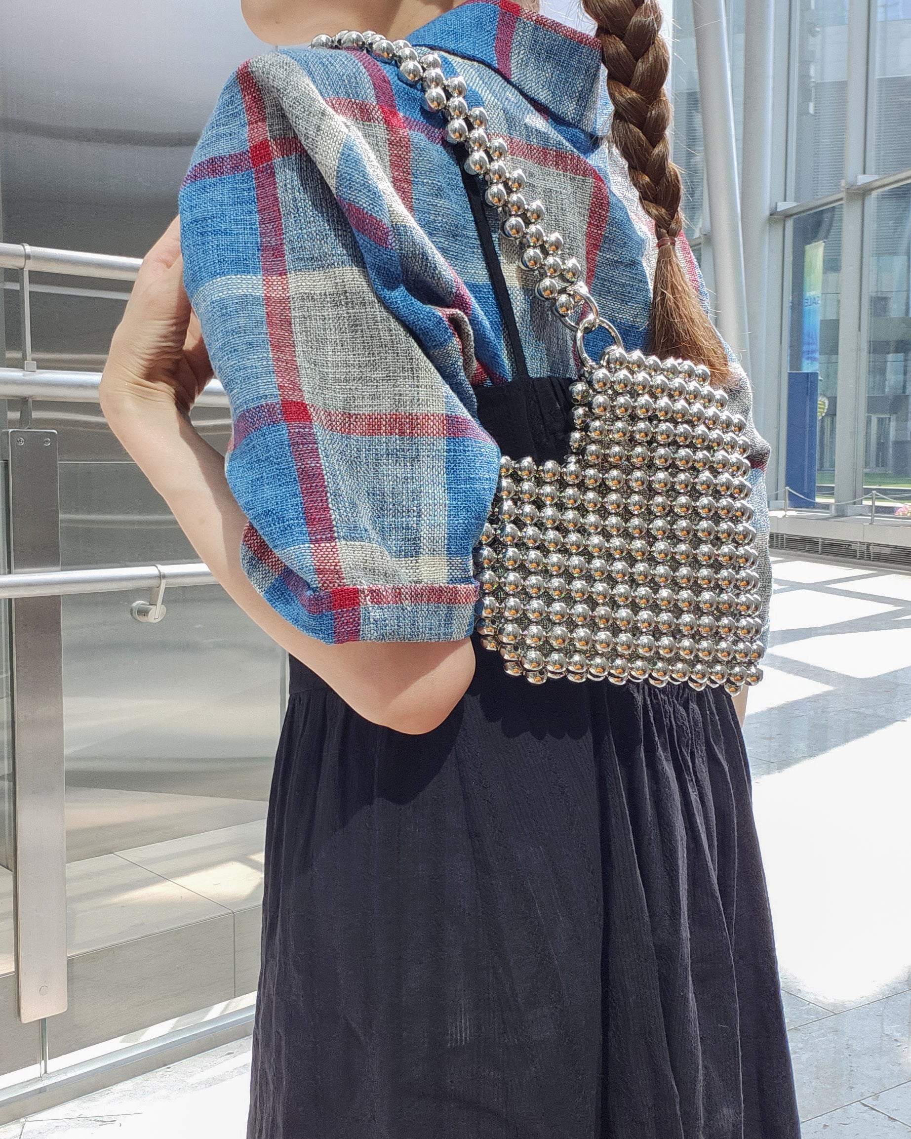 heart beads bag