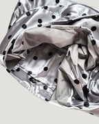 dot metallic tote bag
