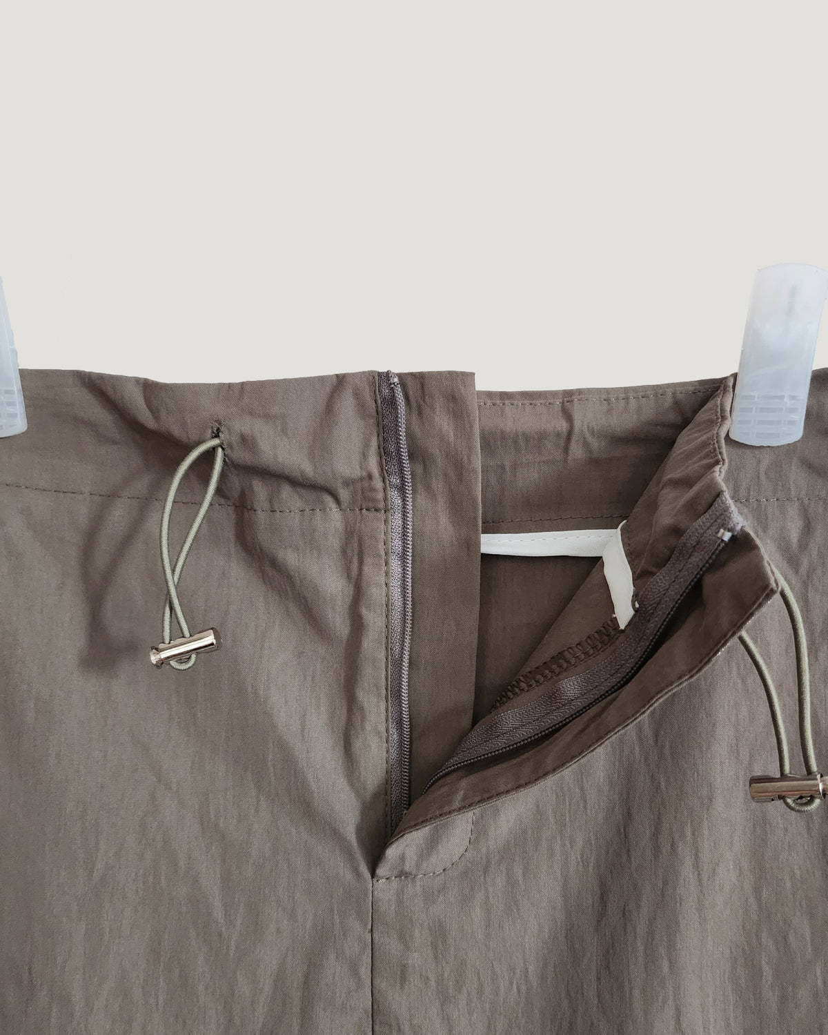 H line waist string skirt