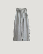 side frill sweat pants