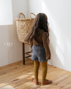【OREN】bella embroidered culotte pants