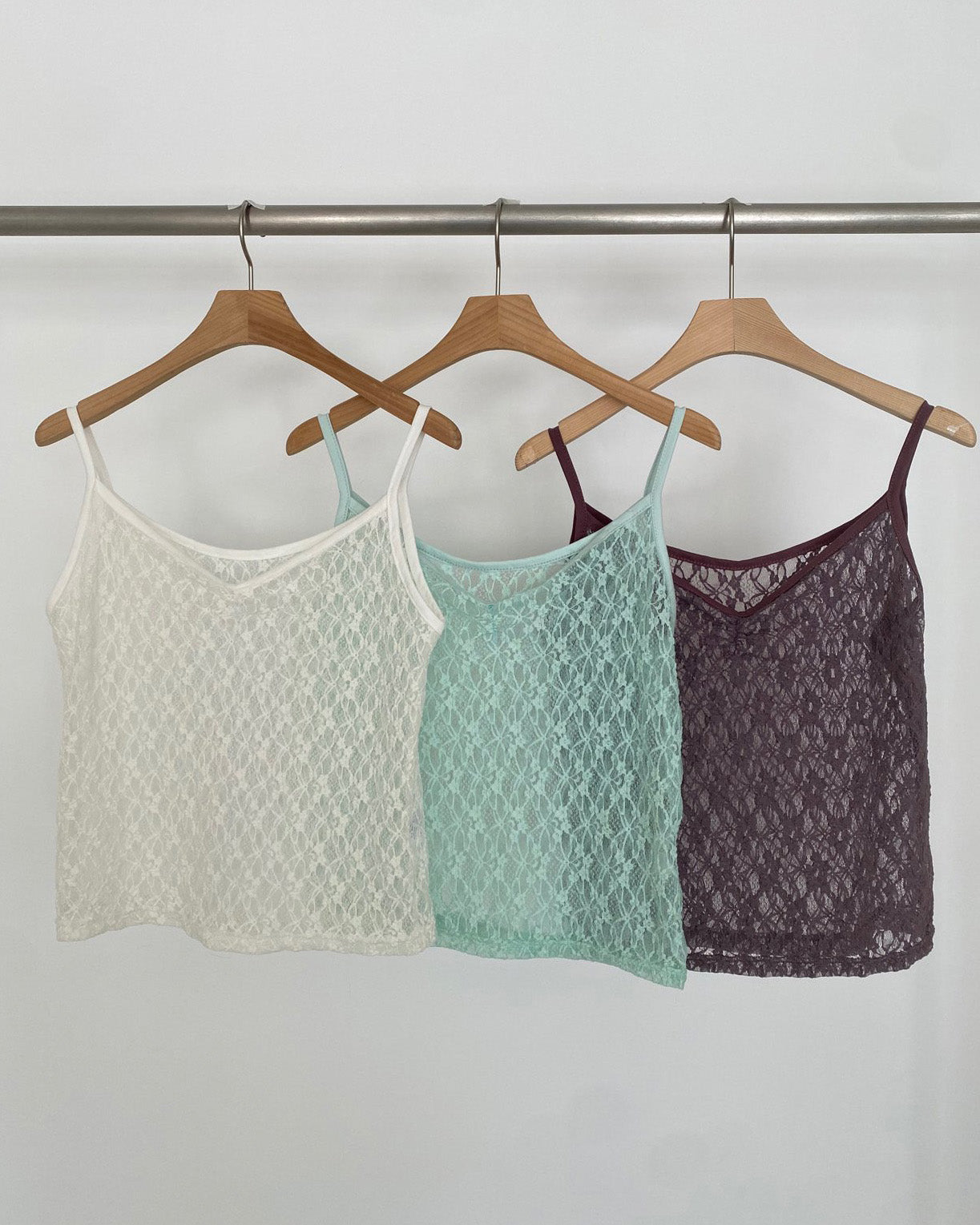 lace sheer camisole
