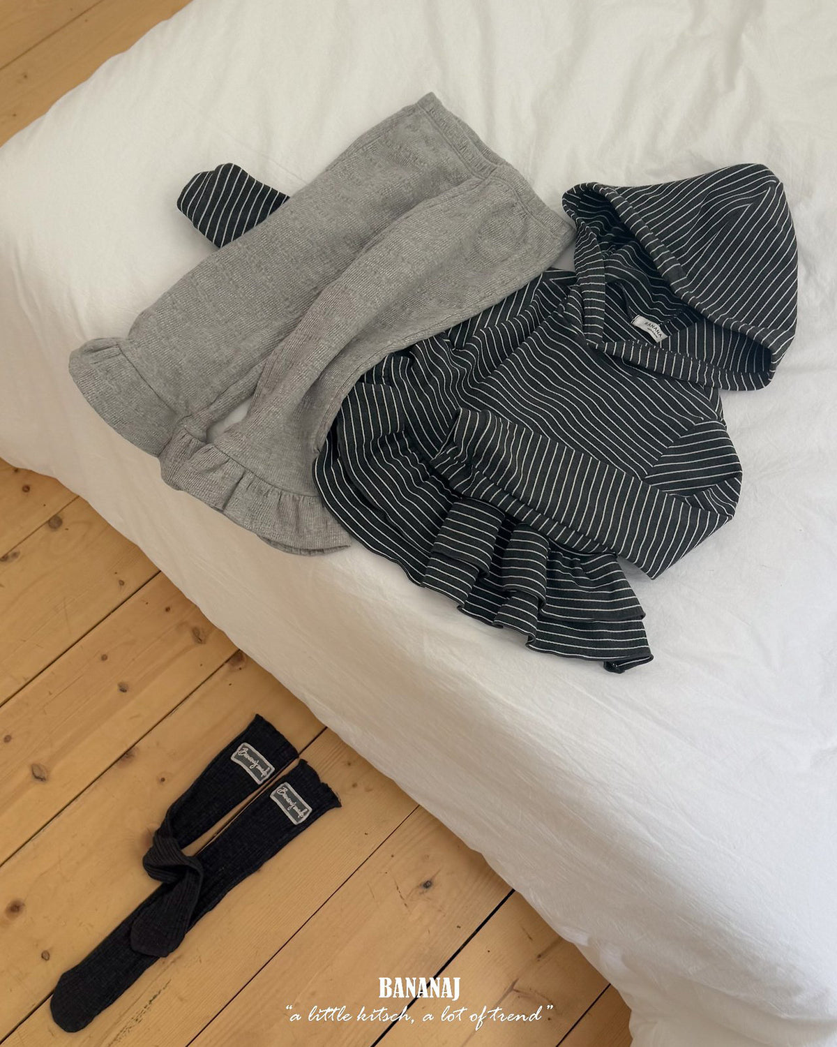 【BANANAJ】fun frill pants