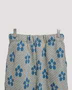 flower jacquard pants