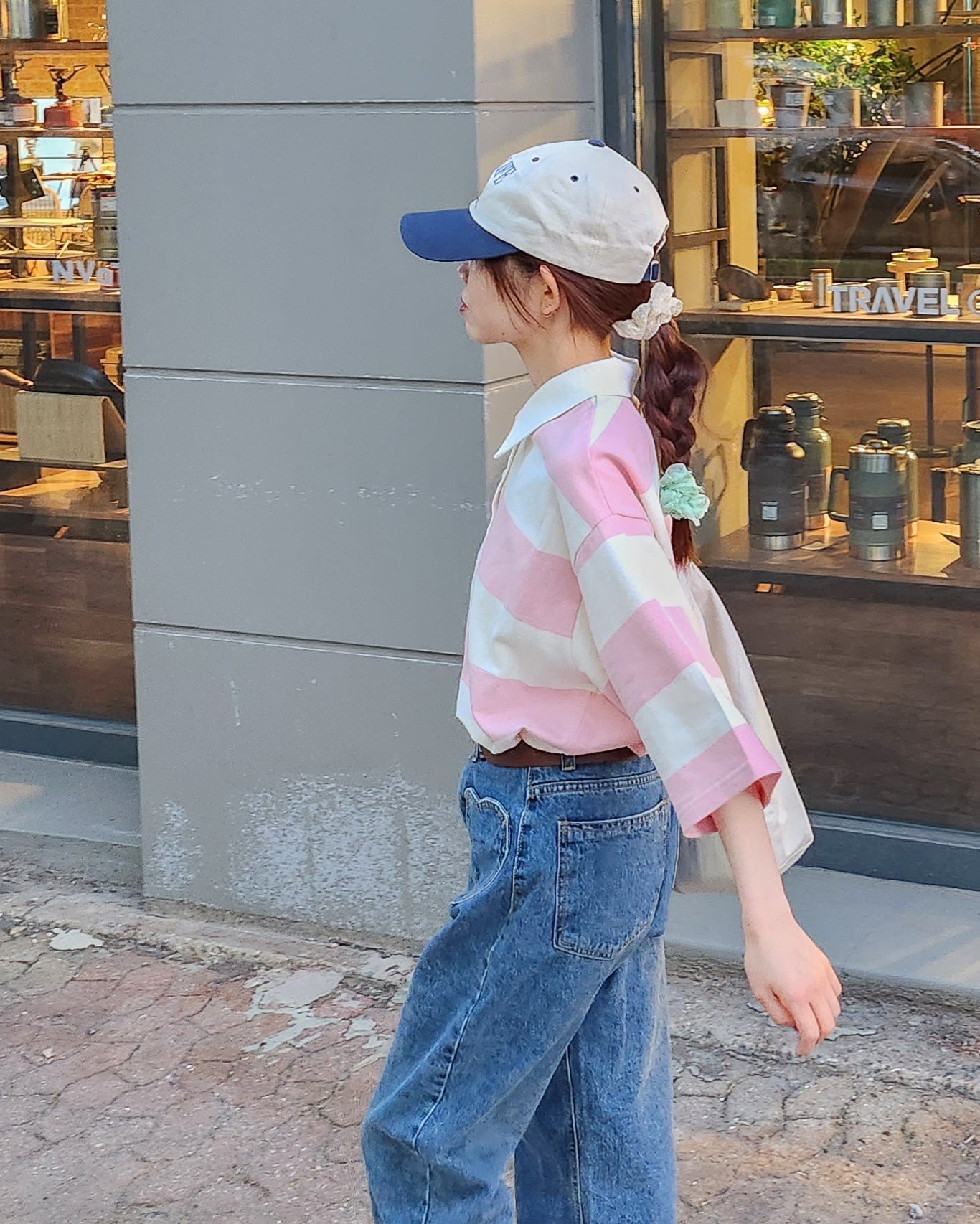 stripe rugger T