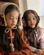 【OREN】tiji flower knit hairband