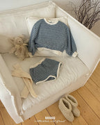 【BANANAJ】knit stripe pants