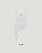 ruffle asymmetry camisole
