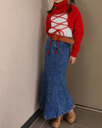 square buckle wide belt