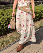 faux suede wide belt