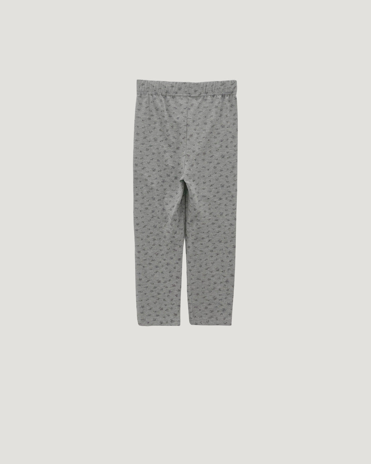 flower button point capri leggings