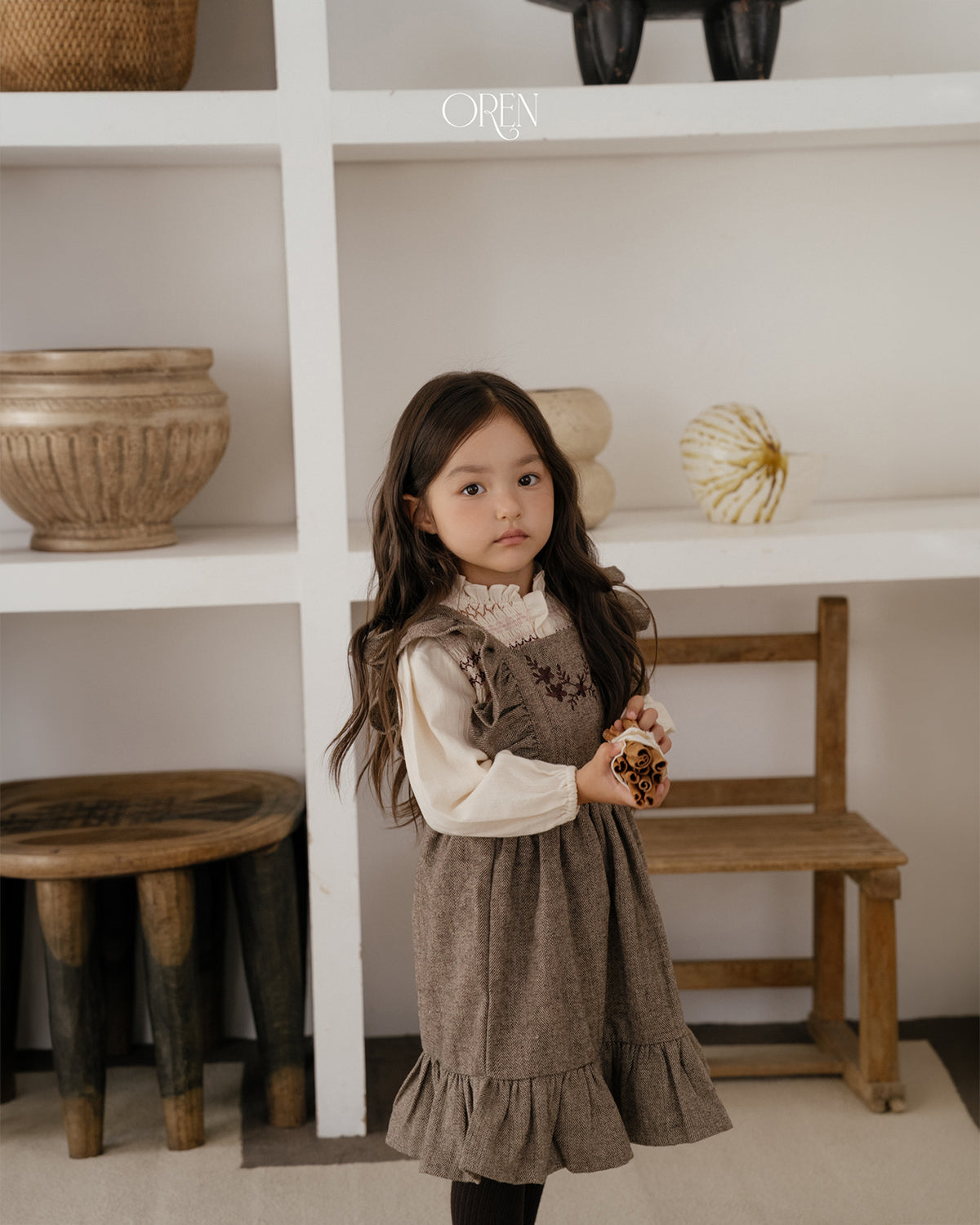 【OREN】solen suspender dress