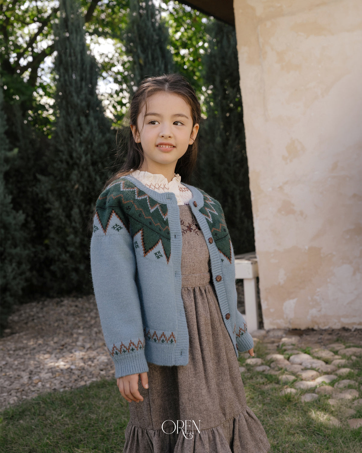 【OREN】oslo reversible knit cardigan