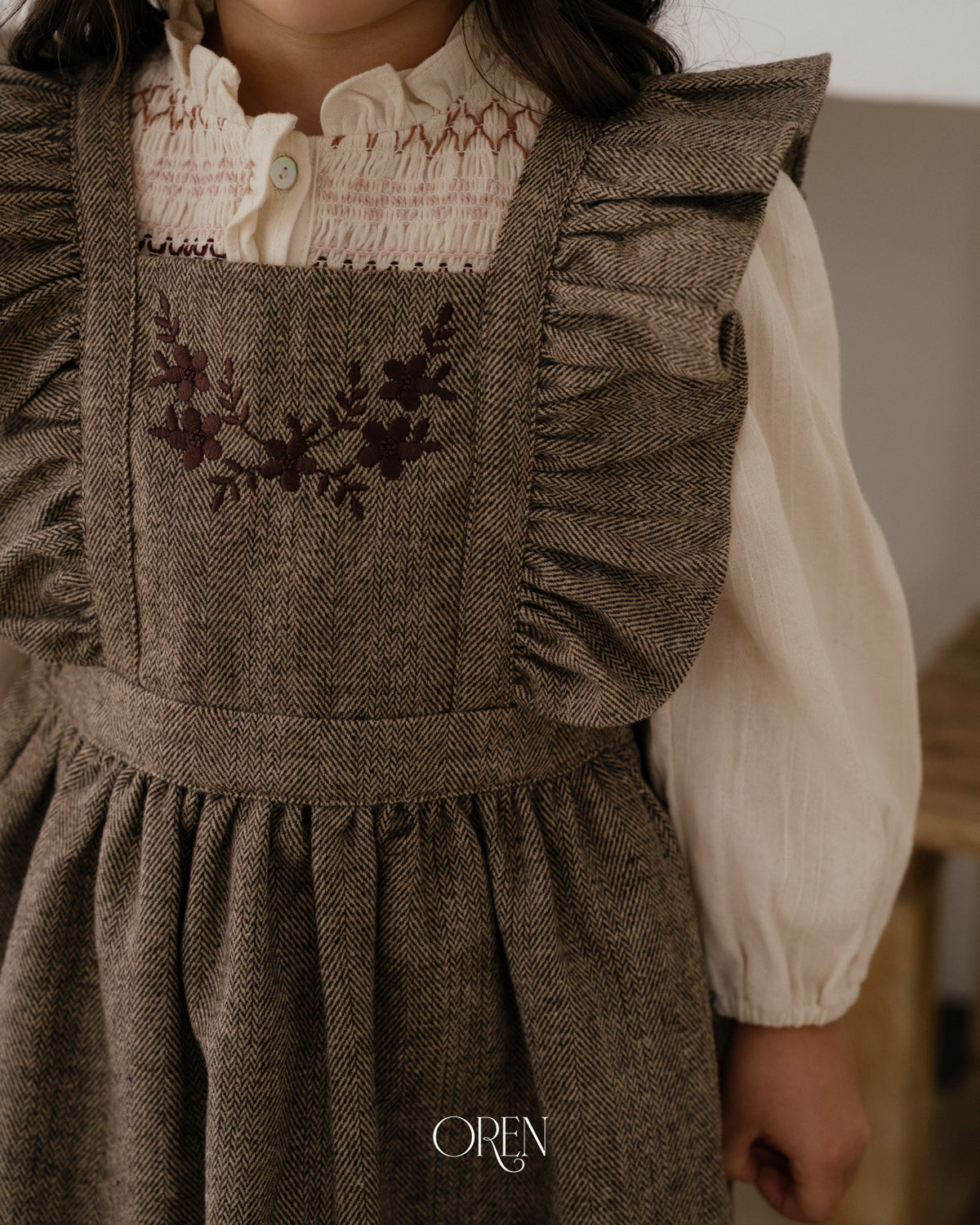 【OREN】solen suspender dress