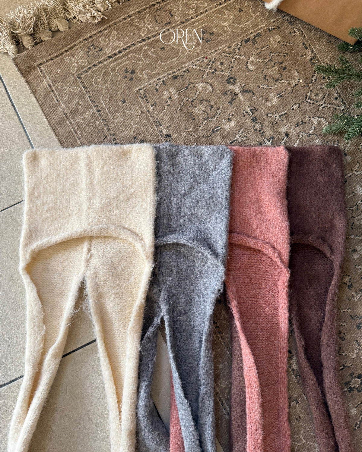 【OREN】cat muffler beanie