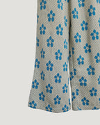 flower jacquard pants