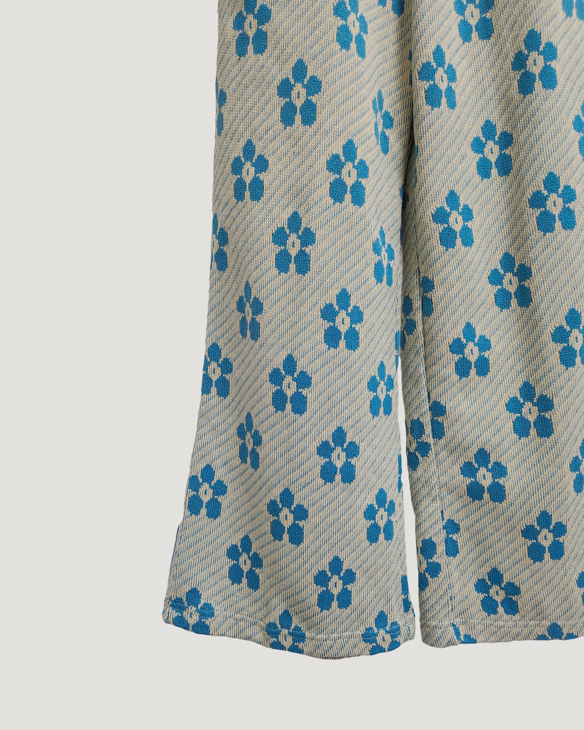 flower jacquard pants