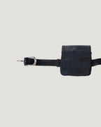 faux leather pouch belt