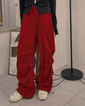 shirring light sweat pants