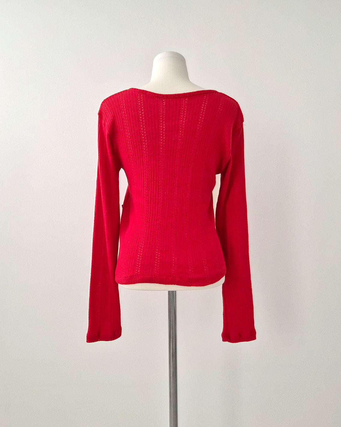 pocket point round neck cardigan