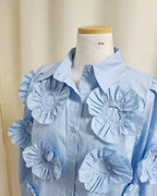 flower motif shirts