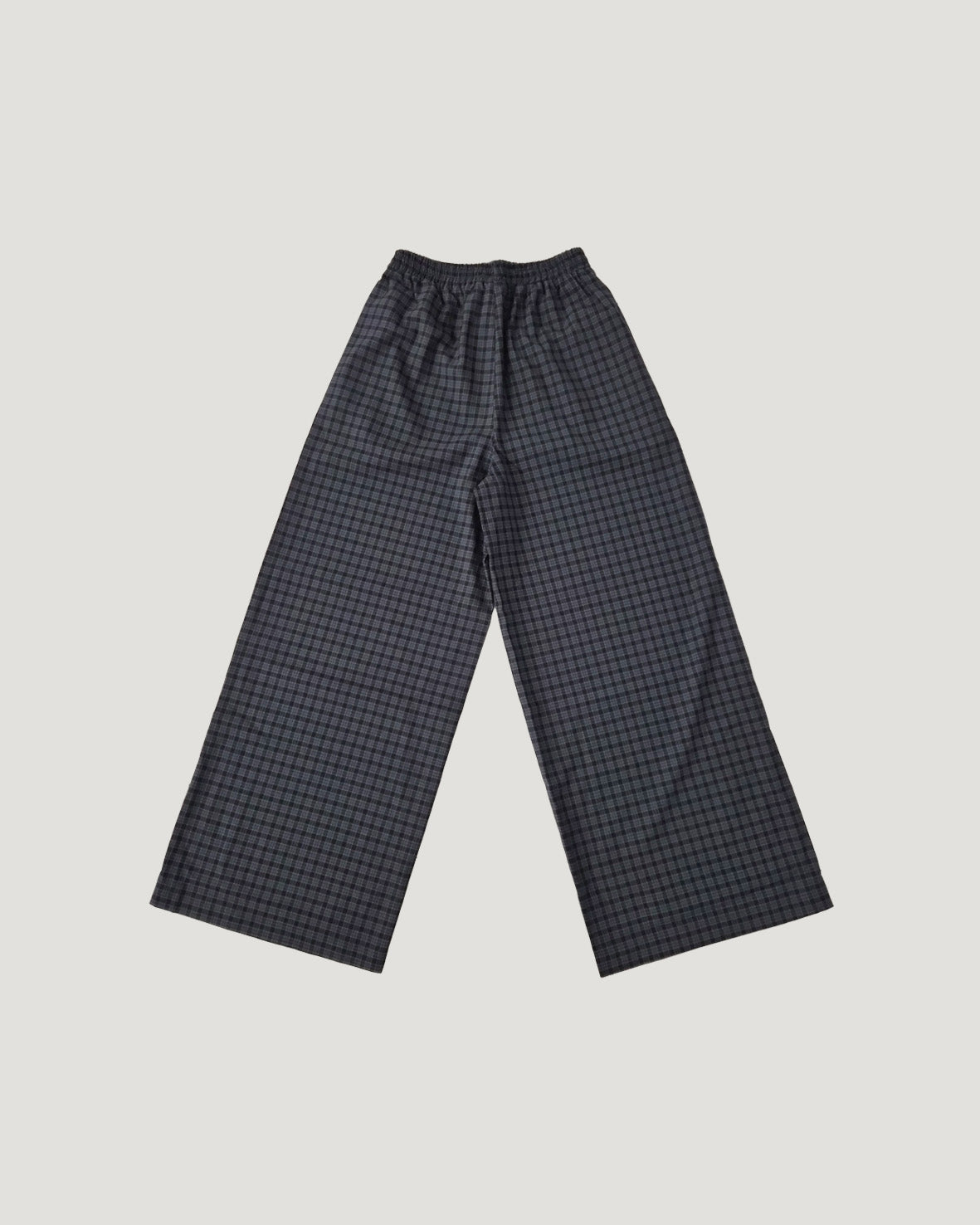 check skirt layered pants
