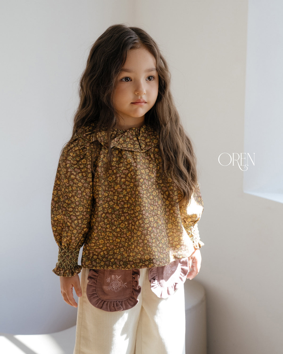 【OREN】rivka frill blouse